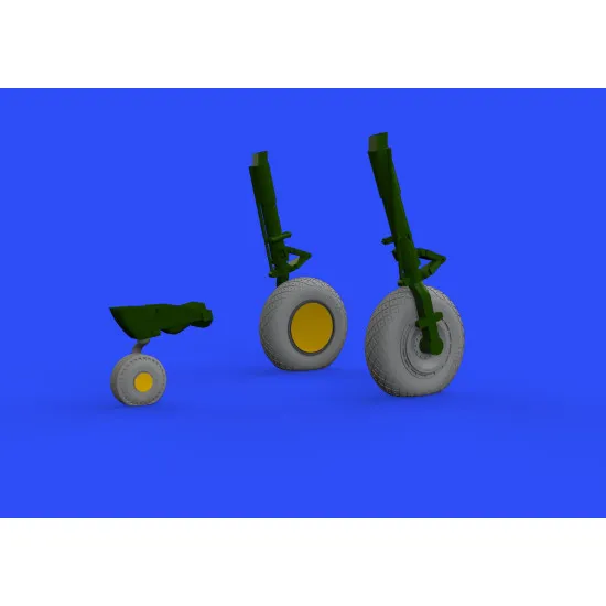 Eduard 648484 1/48 P-47D wheels Brassin for Aircraft