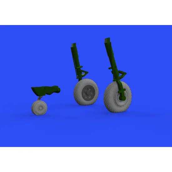 Eduard 648484 1/48 P-47D wheels Brassin for Aircraft