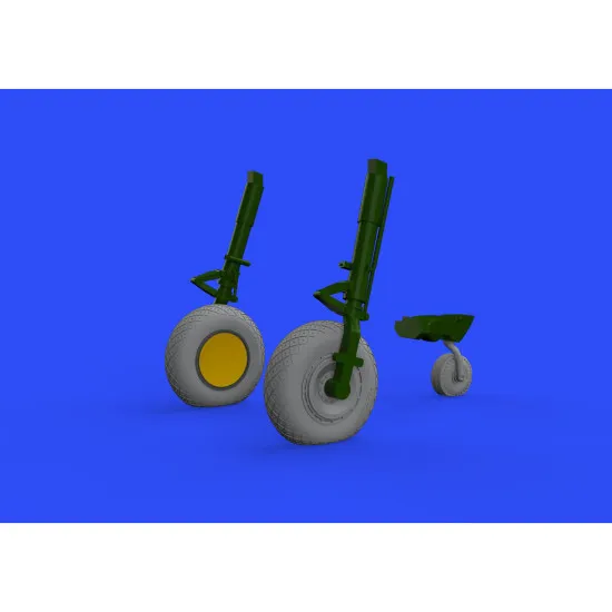 Eduard 648484 1/48 P-47D wheels Brassin for Aircraft