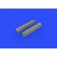 Eduard 648486 1/48 P-51D exhaust stacks w/ fairing Brassin for Aircraft