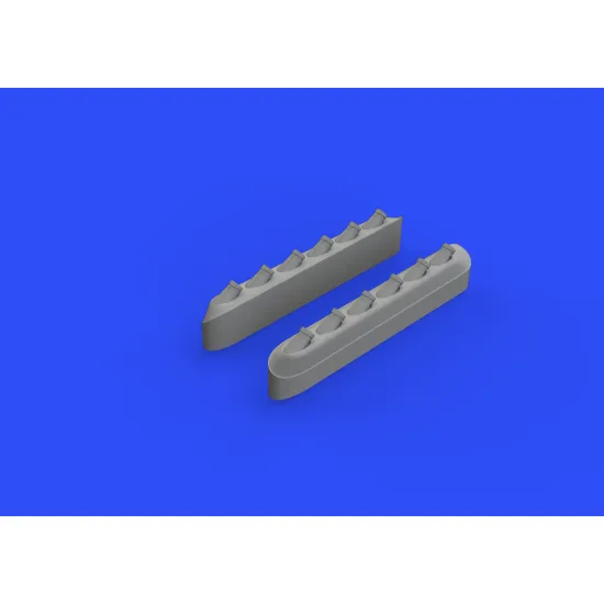 Eduard 648486 1/48 P-51D exhaust stacks w/ fairing Brassin for Aircraft