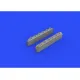 Eduard 648486 1/48 P-51D exhaust stacks w/ fairing Brassin for Aircraft