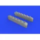 Eduard 648486 1/48 P-51D exhaust stacks w/ fairing Brassin for Aircraft