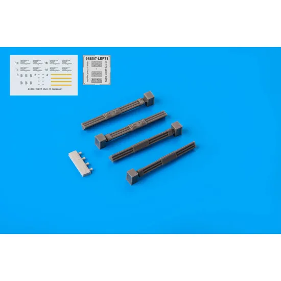 Eduard 648507 1/48 SUU-14 dispenser Brassin for Aircraft