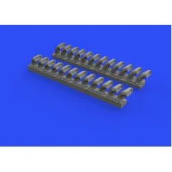 Eduard 648508 1/48 P-400 exhaust stacks Brassin for Aircraft