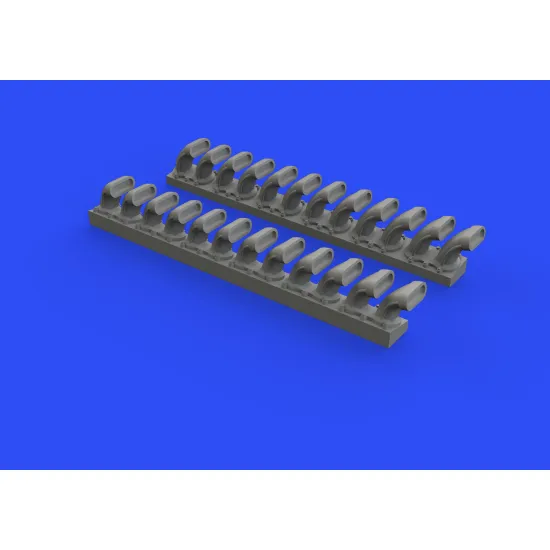 Eduard 648508 1/48 P-400 exhaust stacks Brassin for Aircraft