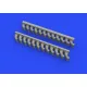 Eduard 648508 1/48 P-400 exhaust stacks Brassin for Aircraft
