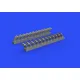 Eduard 648508 1/48 P-400 exhaust stacks Brassin for Aircraft