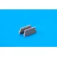 Eduard 648508 1/48 P-400 exhaust stacks Brassin for Aircraft