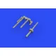 Eduard 648516 1/48 P-38F/G gun barrels Brassin for Aircraft