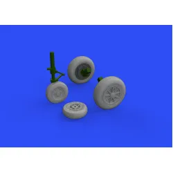 Eduard 648524 1/48 F-104 wheels late Brassin for Aircraft