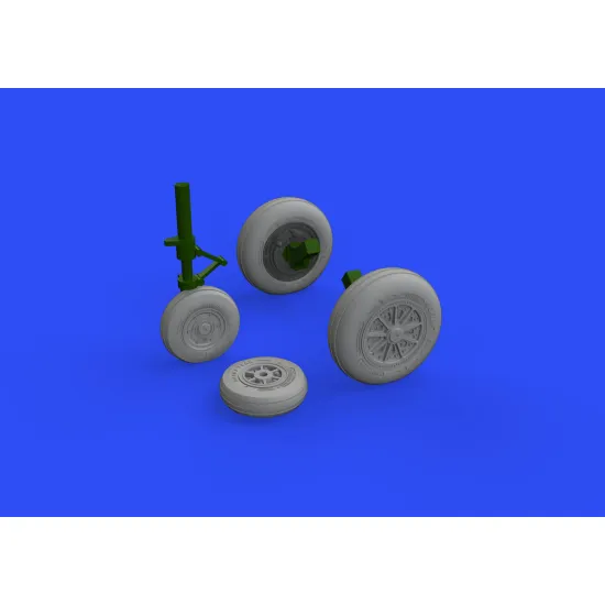 Eduard 648524 1/48 F-104 wheels late Brassin for Aircraft