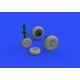Eduard 648524 1/48 F-104 wheels late Brassin for Aircraft