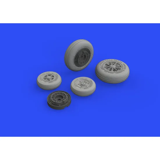 Eduard 648524 1/48 F-104 wheels late Brassin for Aircraft