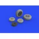 Eduard 648524 1/48 F-104 wheels late Brassin for Aircraft