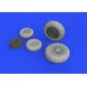 Eduard 648524 1/48 F-104 wheels late Brassin for Aircraft