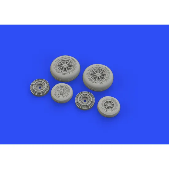 Eduard 648524 1/48 F-104 wheels late Brassin for Aircraft