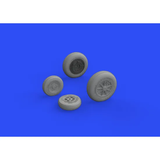 Eduard 648524 1/48 F-104 wheels late Brassin for Aircraft