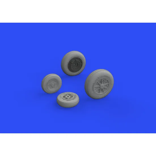 Eduard 648524 1/48 F-104 wheels late Brassin for Aircraft