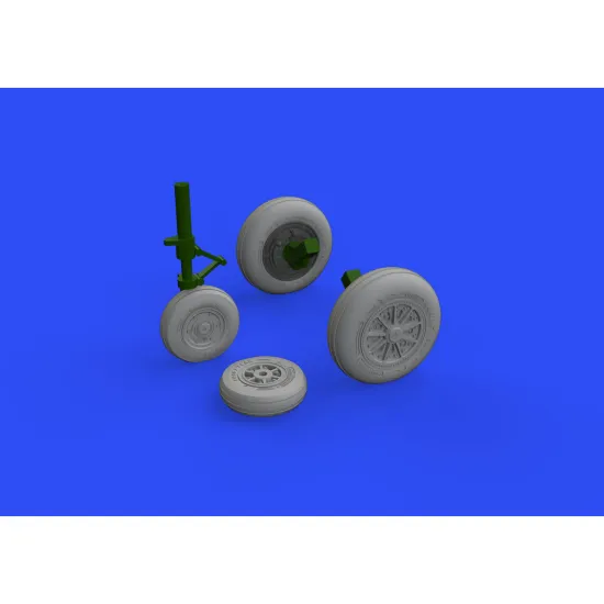 Eduard 648524 1/48 F-104 wheels late Brassin for Aircraft