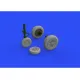 Eduard 648524 1/48 F-104 wheels late Brassin for Aircraft