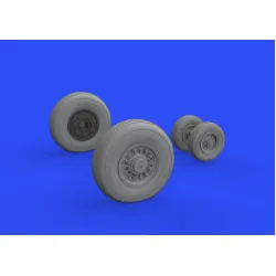 Eduard 648530 1/48 F-14D wheels Brassin for Aircraft