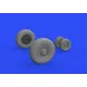 Eduard 648530 1/48 F-14D wheels Brassin for Aircraft