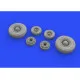 Eduard 648530 1/48 F-14D wheels Brassin for Aircraft