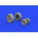 Eduard 648530 1/48 F-14D wheels Brassin for Aircraft