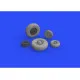 Eduard 648530 1/48 F-14D wheels Brassin for Aircraft
