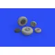 Eduard 648530 1/48 F-14D wheels Brassin for Aircraft