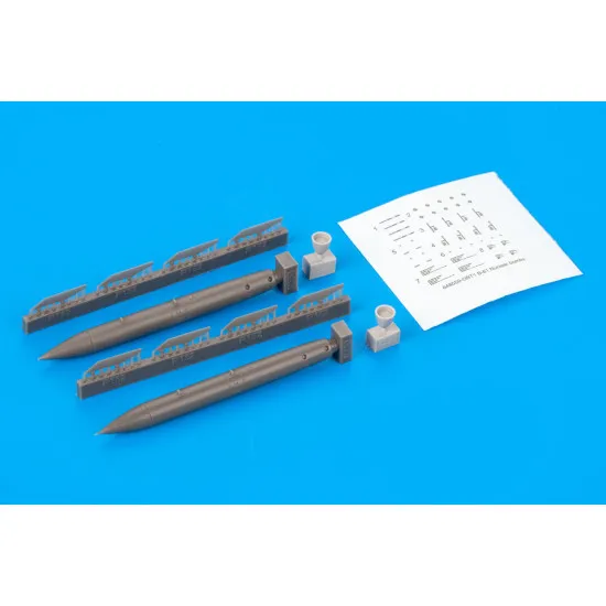 Eduard 648559 1/48 B-61 nuclear bombs Brassin for Aircraft