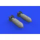 Eduard 648565 1/48 US 1000lb bombs Brassin for Aircraft