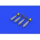 Eduard 648566 1/48 SUU-20 dispenser w/ BDU-33 & Mk.76 bombs Brassin for Aircraft
