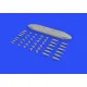 Eduard 648566 1/48 SUU-20 dispenser w/ BDU-33 & Mk.76 bombs Brassin for Aircraft