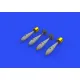 Eduard 648566 1/48 SUU-20 dispenser w/ BDU-33 & Mk.76 bombs Brassin for Aircraft