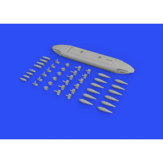 Eduard 648566 1/48 SUU-20 dispenser w/ BDU-33 & Mk.76 bombs Brassin for Aircraft