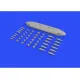 Eduard 648566 1/48 SUU-20 dispenser w/ BDU-33 & Mk.76 bombs Brassin for Aircraft