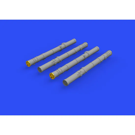 Eduard 648576 1/48 9K114 Sturm missiles Brassin for Aircraft