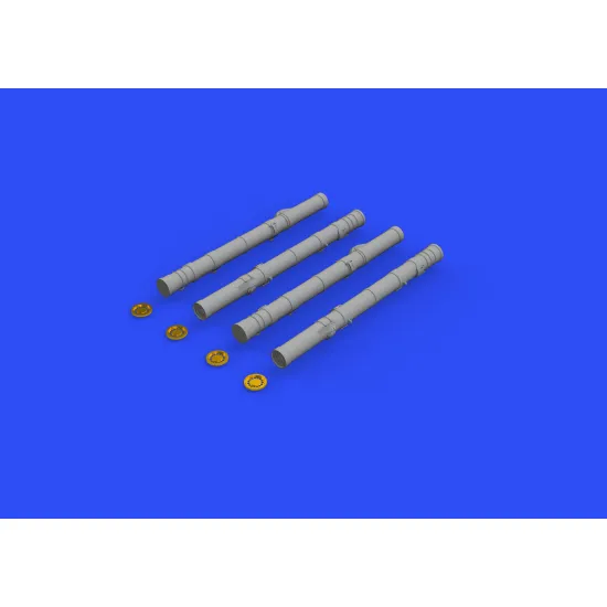 Eduard 648576 1/48 9K114 Sturm missiles Brassin for Aircraft