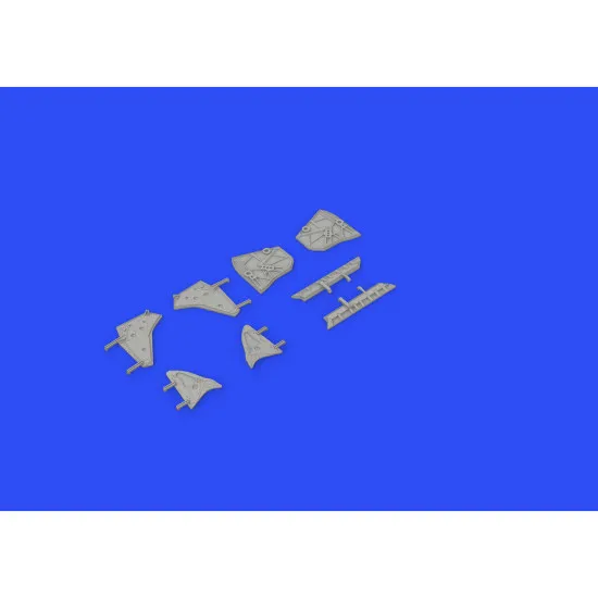 Eduard 648594 1/48 MiG-19 wheel well doors Brassin for Aircraft