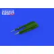 Eduard 648626 1/48 MiG-15 gun barrels PRINT Brassin for Aircraft