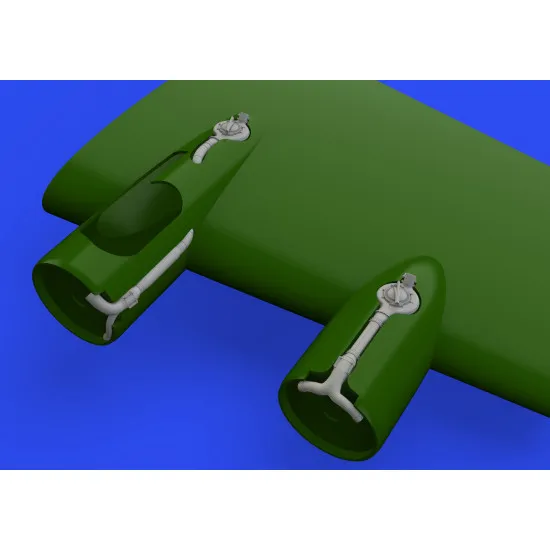 Eduard 648635 1/48 B-17F superchargers Brassin for Aircraft