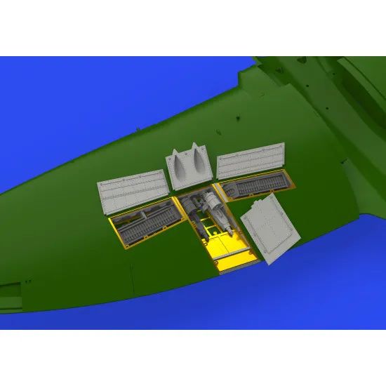 Eduard 648638 1/48 Tempest Mk.II gun bays Brassin for Aircraft