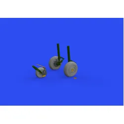 Eduard 648653 1/48 Su-27 wheels Brassin for Aircraft