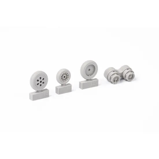 Eduard 648673 1/48 Sabre F.4 wheels Brassin for Aircraft