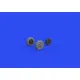 Eduard 648673 1/48 Sabre F.4 wheels Brassin for Aircraft
