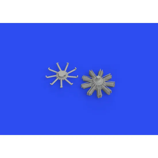 Eduard 648676 1/48 Sopwith Camel Clerget engine PRINT Brassin for Aircraft