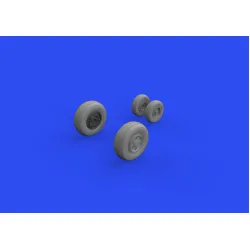 Eduard 648701 1/48 F/A-18E wheels Brassin for Aircraft
