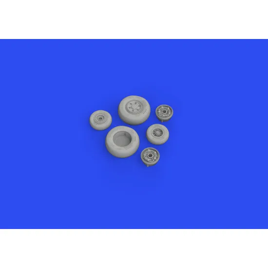 Eduard 648701 1/48 F/A-18E wheels Brassin for Aircraft